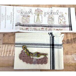 Fresh Picked Dishtowel Pattern & Kit By Bareroots